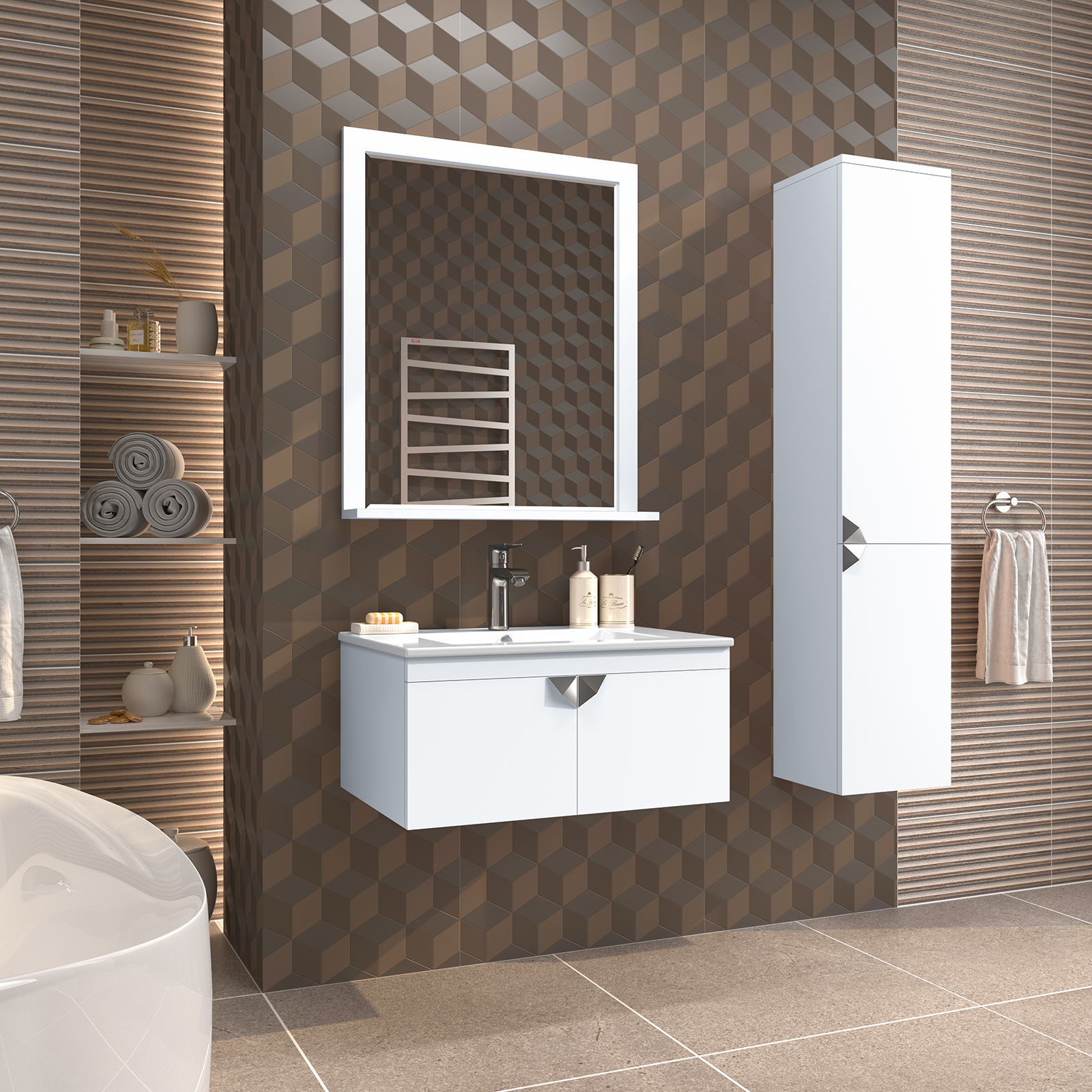 Мебель для ванной комнаты Misty коллекция Сахара — Официальный сайт MISTY