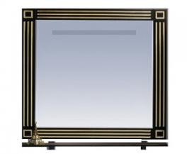 Зеркало Venezia 120 черное с серебром Misty