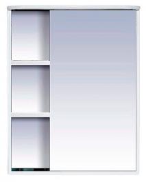Зеркальный шкаф Misty Венера  - 60 Зеркало-шкаф прав. со светом белое П-Внр04060-01СвП