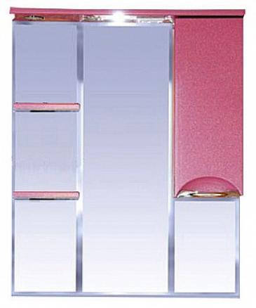 Зеркальный шкаф Жасмин 85 R розовый Misty
