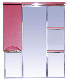 Зеркальный шкаф Жасмин 85 L розовый Misty