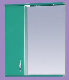 Зеркальный шкаф Стиль 50 L зеленый Misty